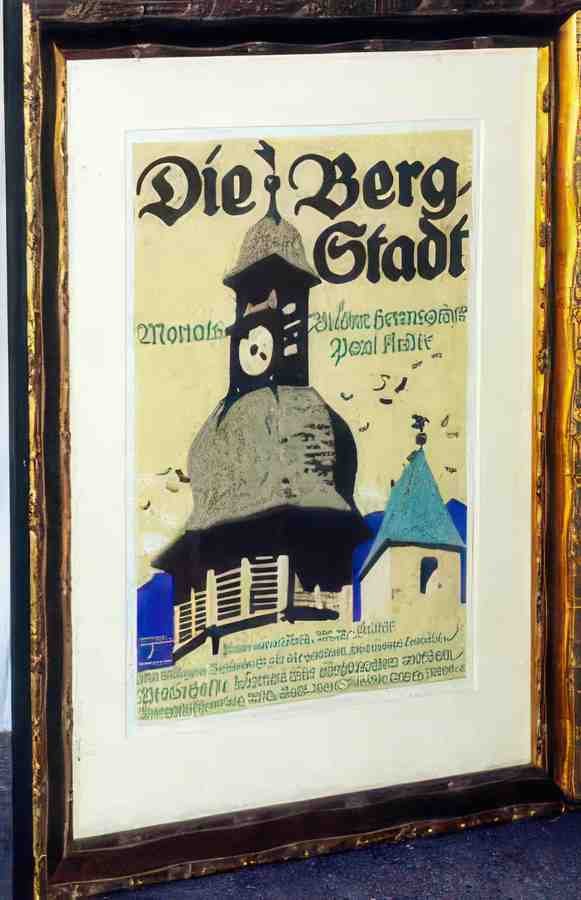 German 06004 Vintage Advert A4 Photo Print