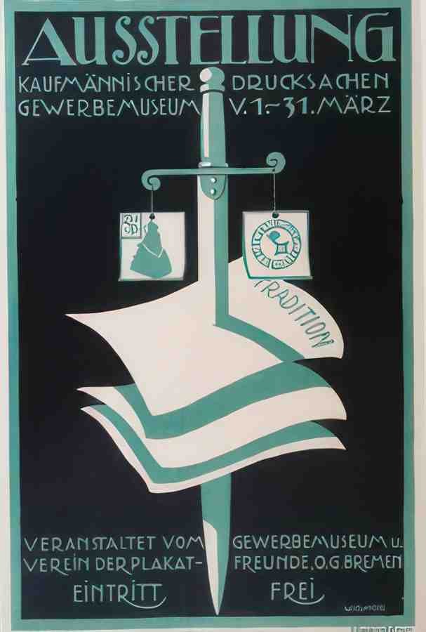 German 06785 Vintage Advert A4 Photo Print