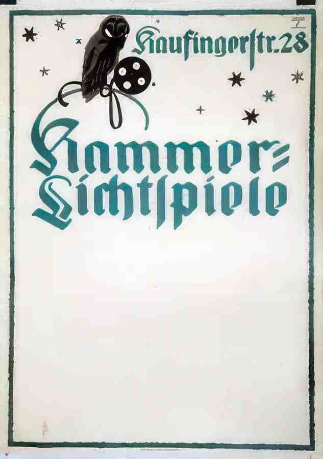 German 07532 Vintage Advert A4 Photo Print