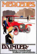 German 08629 Vintage Advert A4 Photo Print