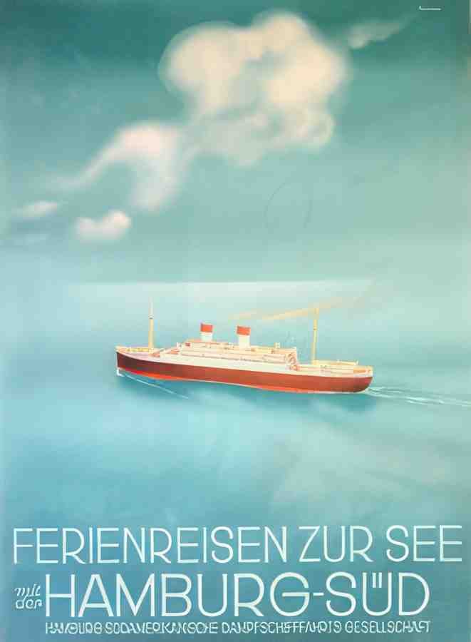German 10069 Vintage Advert A4 Photo Print