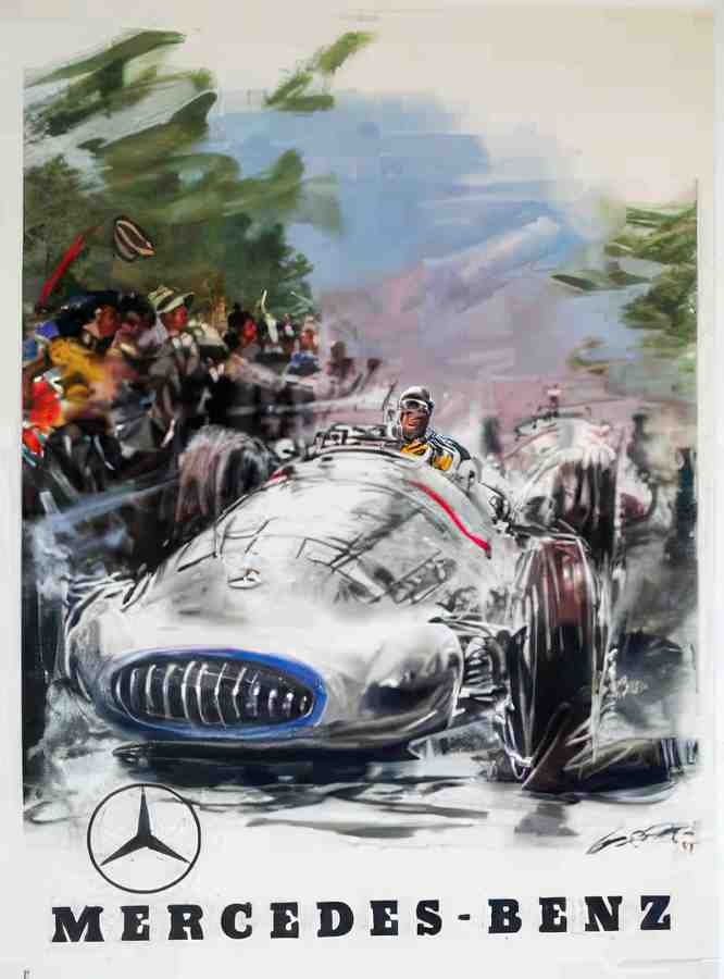 German 10471 Vintage Advert A4 Photo Print
