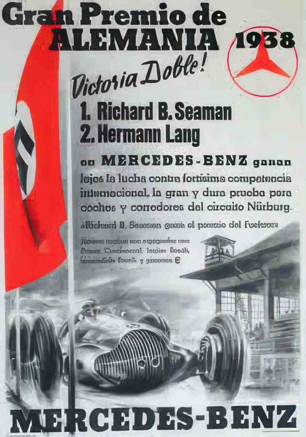 German 10472 Vintage Advert A4 Photo Print