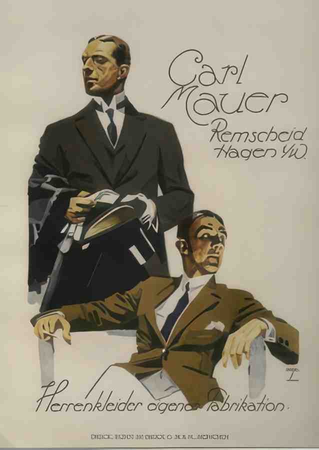 German 10852 Vintage Advert A4 Photo Print