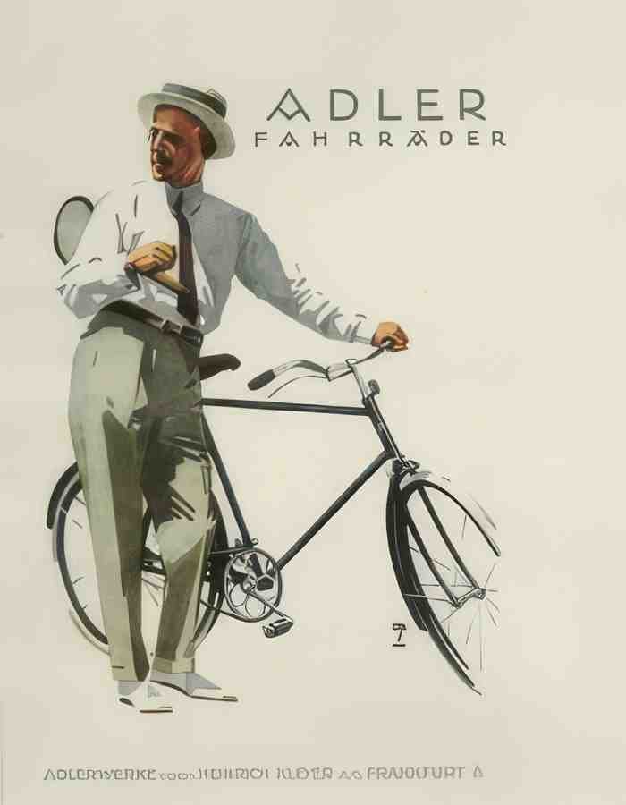 German 10853 Vintage Advert A4 Photo Print