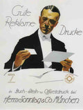 German 10856 Vintage Advert A4 Photo Print