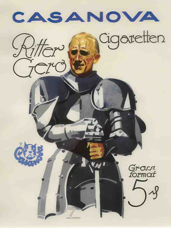 German 10860 Vintage Advert A4 Photo Print