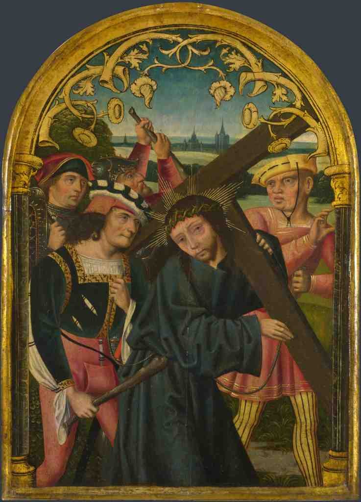 German, North Christ carrying the Cross A4 Photo Print