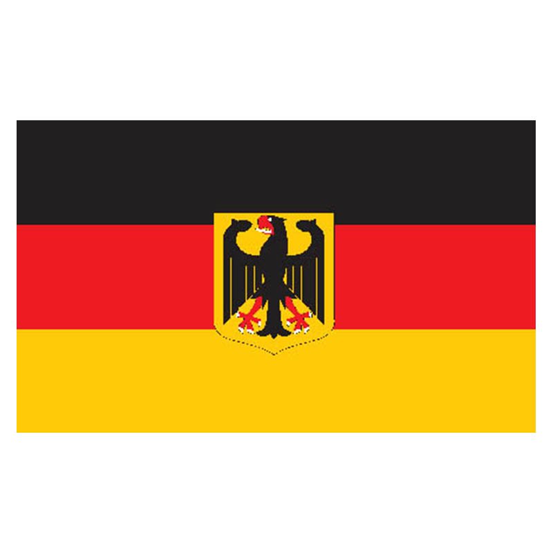 Germany State Flag N6874 A4 Photo Print