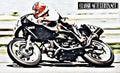 Gerrards motorbike A4 Photo Print