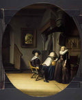 Gerrit Dou burgomaster hasselaar and his wife Art A4 Photo Print