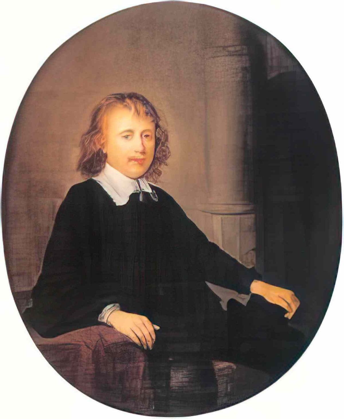 Gerrit Dou portrait of a man Art A4 Photo Print
