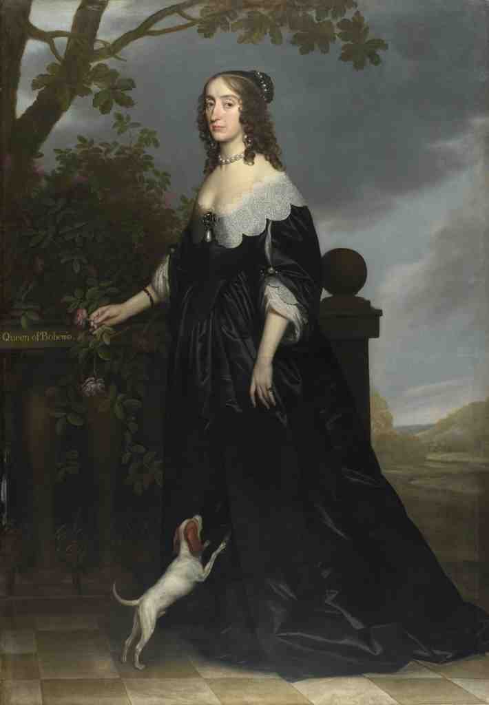Gerrit van Honthorst Elizabeth Stuart, Queen of Bohemia A4 Photo Print