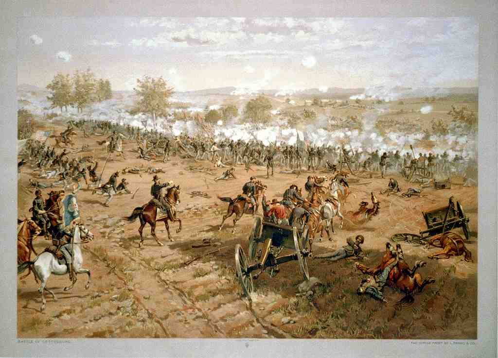 Gettysburg Vintage A4 Photo Print