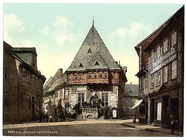 Gewandhaus Cloth Hall Goslar Hartz Vintage A4 Photo Print