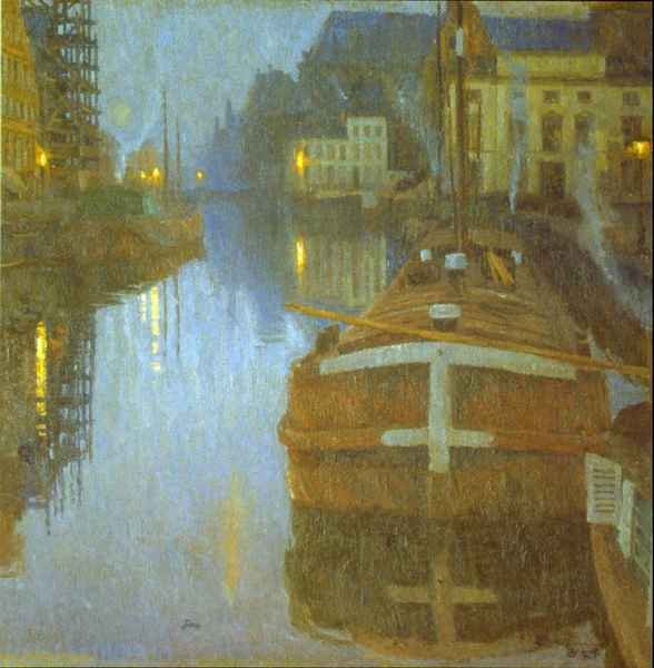 Ghent by Baertsoen Impressionism A4 Photo Print