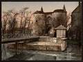 Ghent gate Bruges Vintage A4 Photo Print
