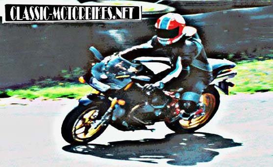 Ghezzi Brian 5 motorbike A4 Photo Print