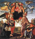 Ghirlandaio Domenico Madonna In Glory With Saints A4 Photo Print