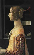 Ghirlandaio Domenico Portrait Of Giovanna Tornabuoni A4 Photo Print