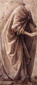 Ghirlandaio Domenico Study Of Garments A4 Photo Print