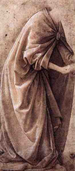 Ghirlandaio Domenico Study Of Garments A4 Photo Print
