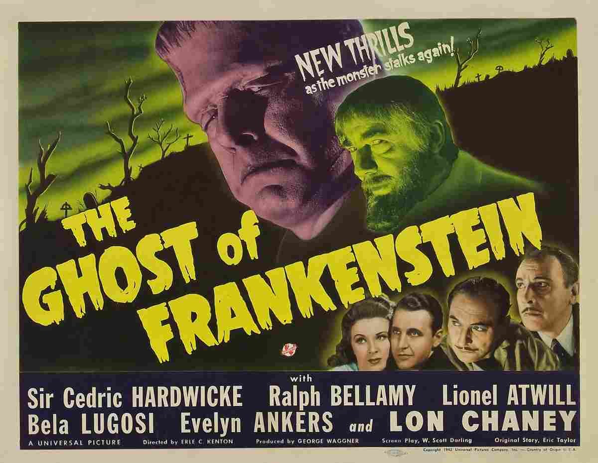 Ghost of Frankenstein The 01  film star poster A4 Photo Print