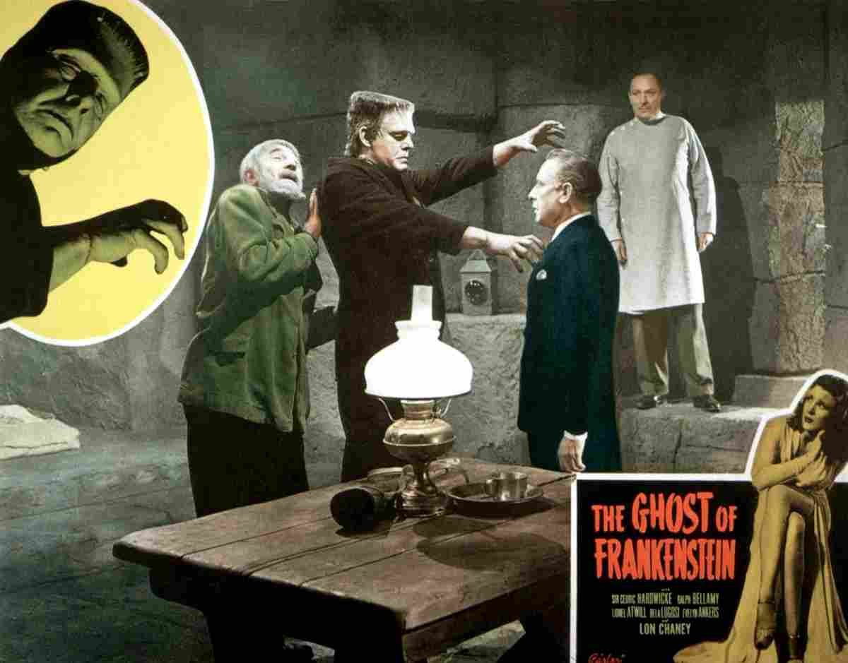 Ghost of Frankenstein The 02  film star poster A4 Photo Print