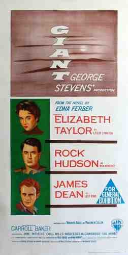  Giant 06 film star poster A4 Photo Print
