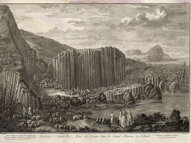 Giants Causeway Antrim Ireland Diderot 1751 Vintage A4 Photo Print