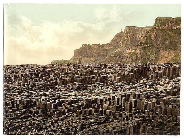 Giants Causeway County Antrim Vintage A4 Photo Print