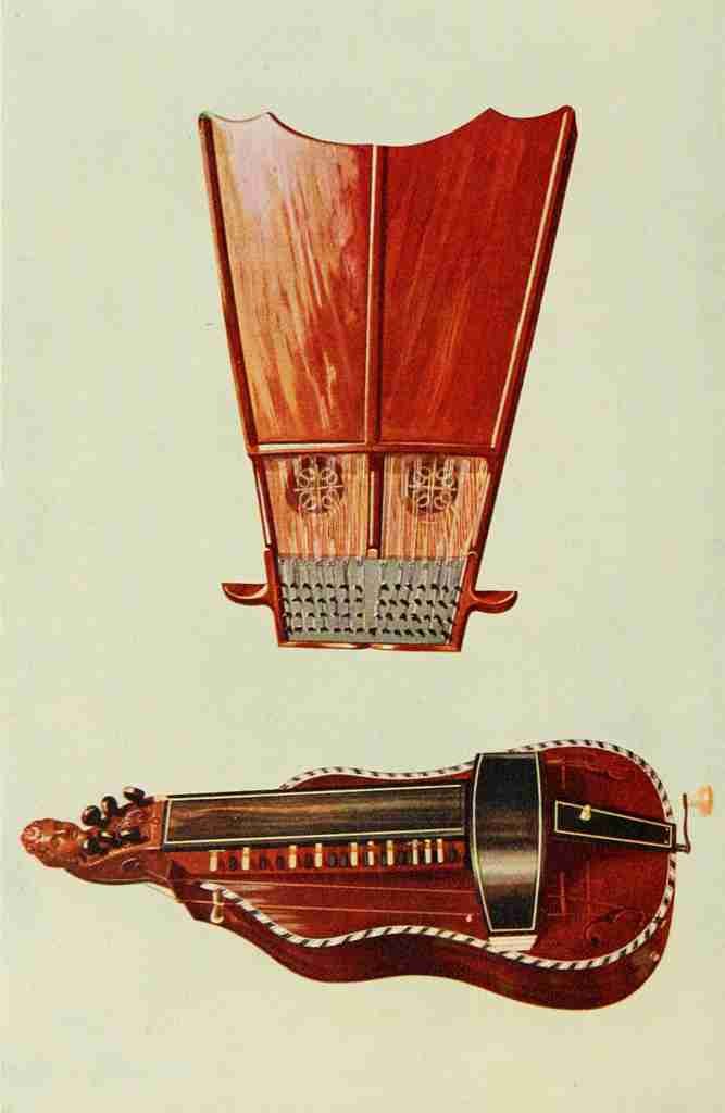 Gibb William 1921 Bell Harp & Hurdy Gurdy A4 Photo Print