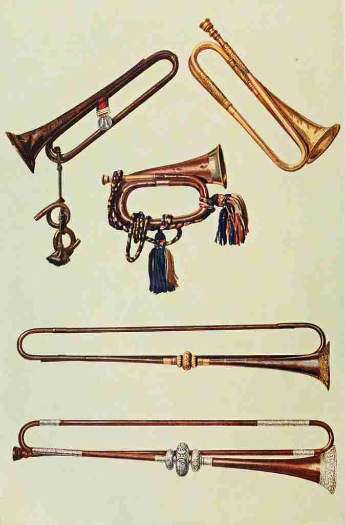 Gibb William 1921 Cavalry Bugles & Trumpets A4 Photo Print