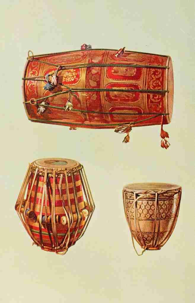 Gibb William 1921 Indian Drums A4 Photo Print