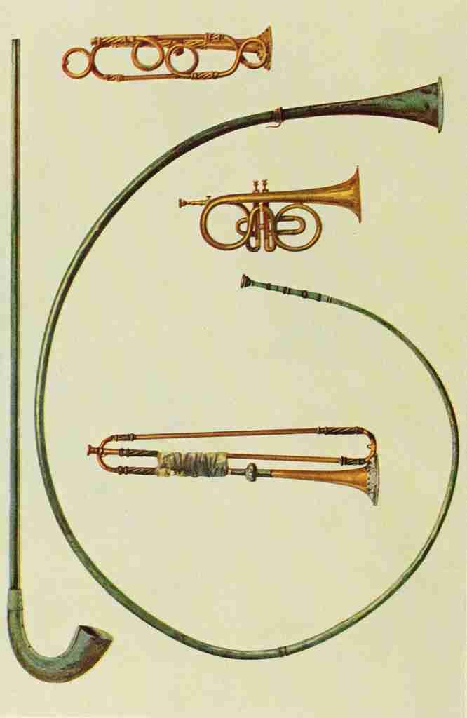 Gibb William 1921 Lituus Buccina Cornet Trumpets A4 Photo Print