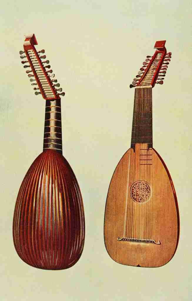 Gibb William 1921 Lute A4 Photo Print