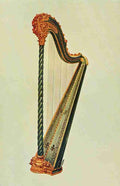 Gibb William 1921 Pedal Harp A4 Photo Print