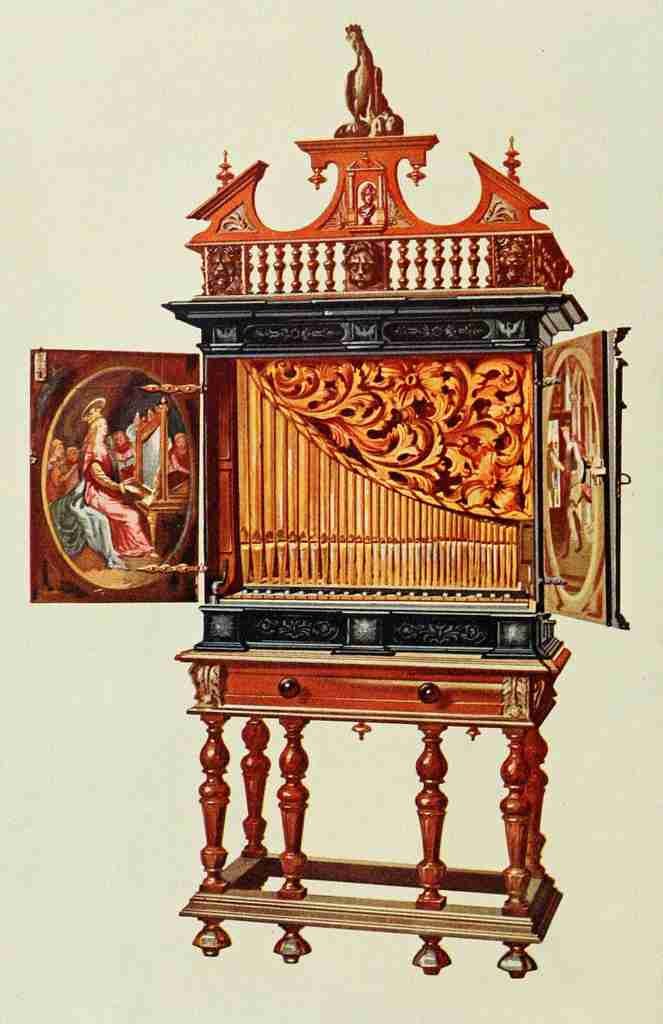 Gibb William 1921 Positive organ A4 Photo Print