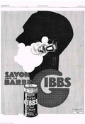 Gibbs Ad Soap Shaving Stick Barber 1930s barber advert A4 Photo Print