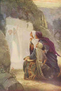 Gibbs WJ The Life of Jesus c1930 Hes not here He has risen A4 Photo Print