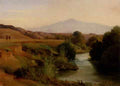 Gibert Jean Baptiste Adolphe A View Of The Roman Campagna A4 Photo Print