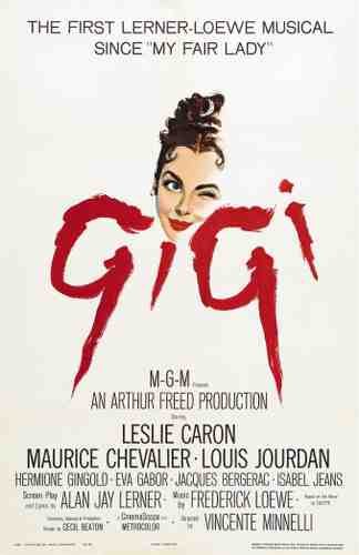  Gigi 01 film star poster A4 Photo Print