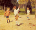 Gilbert Victor Boys Playing A4 Photo Print