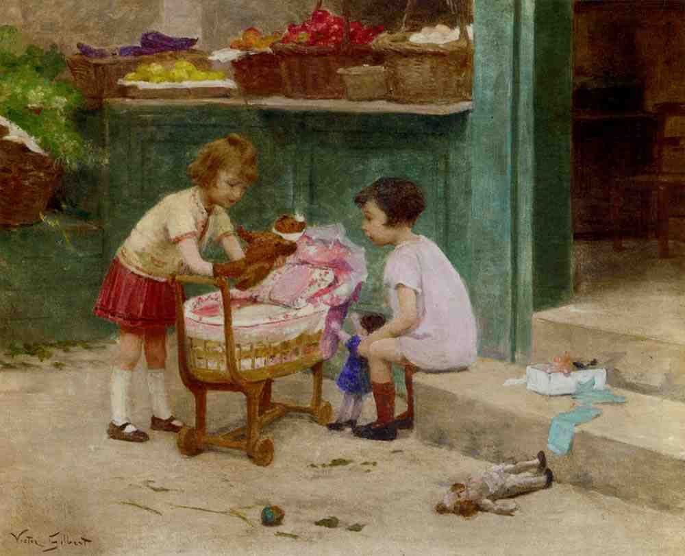 Gilbert Victor Gabriel The Favourite Teddy Bear A4 Photo Print