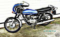 Gilera 150 Strada motorbike A4 Photo Print