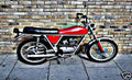 Gilera 50 motorbike A4 Photo Print