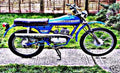 Gilera 50Rs motorbike A4 Photo Print