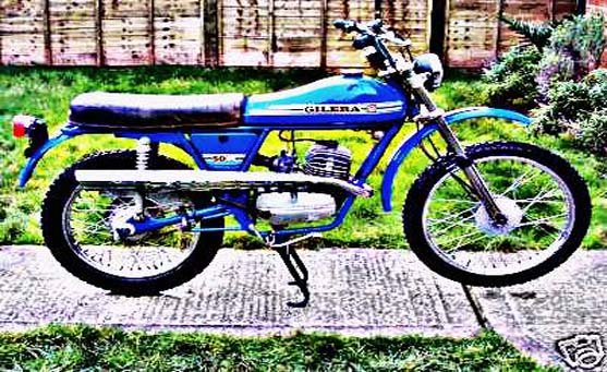 Gilera 50Rs motorbike A4 Photo Print