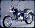 Gilera Coguar 125 2 A4 Photo Print Motorbike Vintage Aged