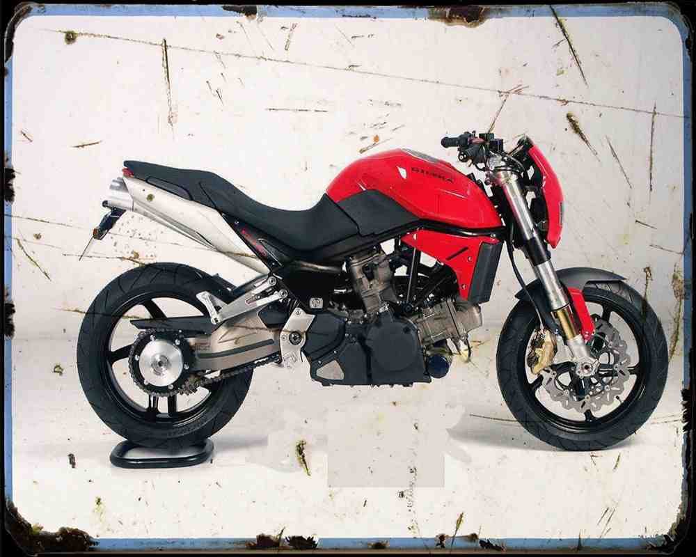 Gilera Ferro 04 3 A4 Photo Print Motorbike Vintage Aged
